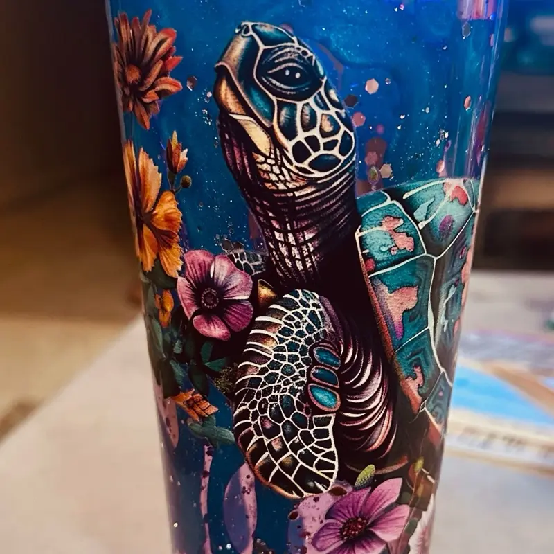 Custom cups. Lava, honey drip, glitter.  You name it we can do it