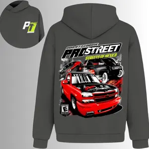 Streets Of Mexico Lowered Truck Hoodie, 2 Sides, Street Racing Car Guy Hooded Sweatshirt