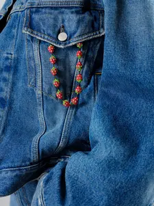 Strawberry Pave Wristlet