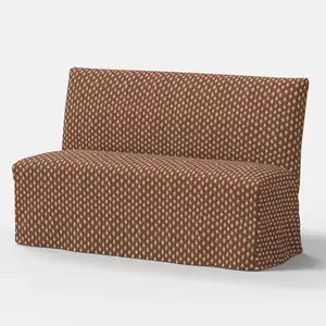Replacement Slipcover Only for 57" Jean Dining Banquette Bagru Block Brown - Threshold