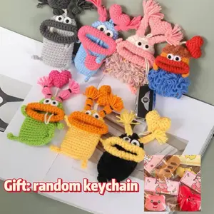 Handmade Crochet Ugly Cute Key Cover – Funny Universal Protector for Car & Regular Keys | Handcrafted Yarn Key Case, Cute Gift for All Ages
