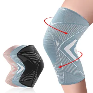 Compression Knee Sleeve, 1 Count Comfortable Breathable Runners Knee Brace, Knee Support for Running Jogging Cycling, Sports Knee Protector for Men & Women, Universal Fit, Knee Compression Wrap, Knee Wraps