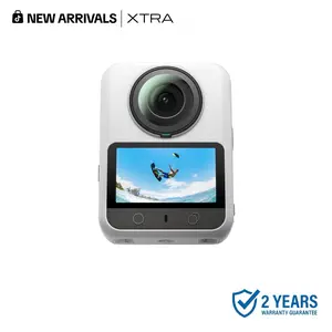 Xtra 360, 360 Camera, 8K Panoramic Video, 1-Inch Sensor Equivalent, 100MP High Resolution, Waterproof Action Camera, 105GB Built-in Storage, Bullet Time, Broad Compatibility, Vlog