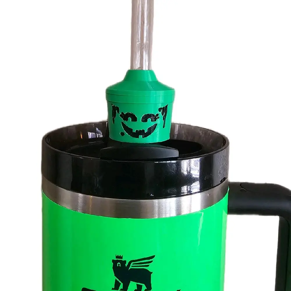 Boo Bucket Straw Topper for Stanley or Water bottle 10mm Halloween Drinkware Witch Ghost