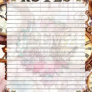 STEAMPUNK NOTEPAD