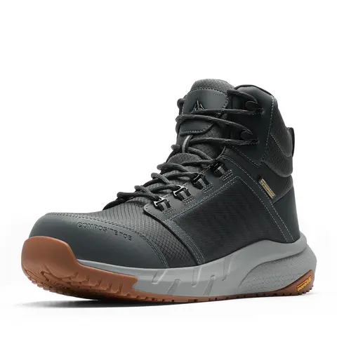 【Fall Deals】NORTIV 8 Men's Waterproof Composite Toe Work Boots Composite Toe Work Boots for Work/Office/Casual With ASTM F2413-24 I/C EH SR Arch Support Breathable Mesh, WorkNano Flex