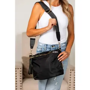 Aili's Corner Demi Nylon Hobo Crossbody