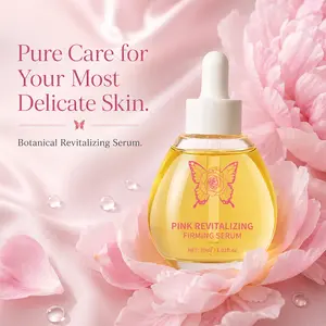 【ASD】VENROCK Pink Revitalizing Serum - Improve Dullness Enhances Radiance &Contains Anti-Aging Active Peptides For Increase Skin Elasticity &Moisturizing Texture Brightening Solution Lightweight-Rejuvenate Natural Skin