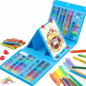 Teeny Baby 208pcs Super Large Art Set, Colorful Art Supplies for Kids, Perfect Gift for Children, Creative Art Kit for Kids, The Best Easter Gift for Kids