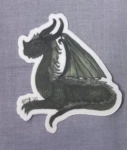 Green Dragon Sticker