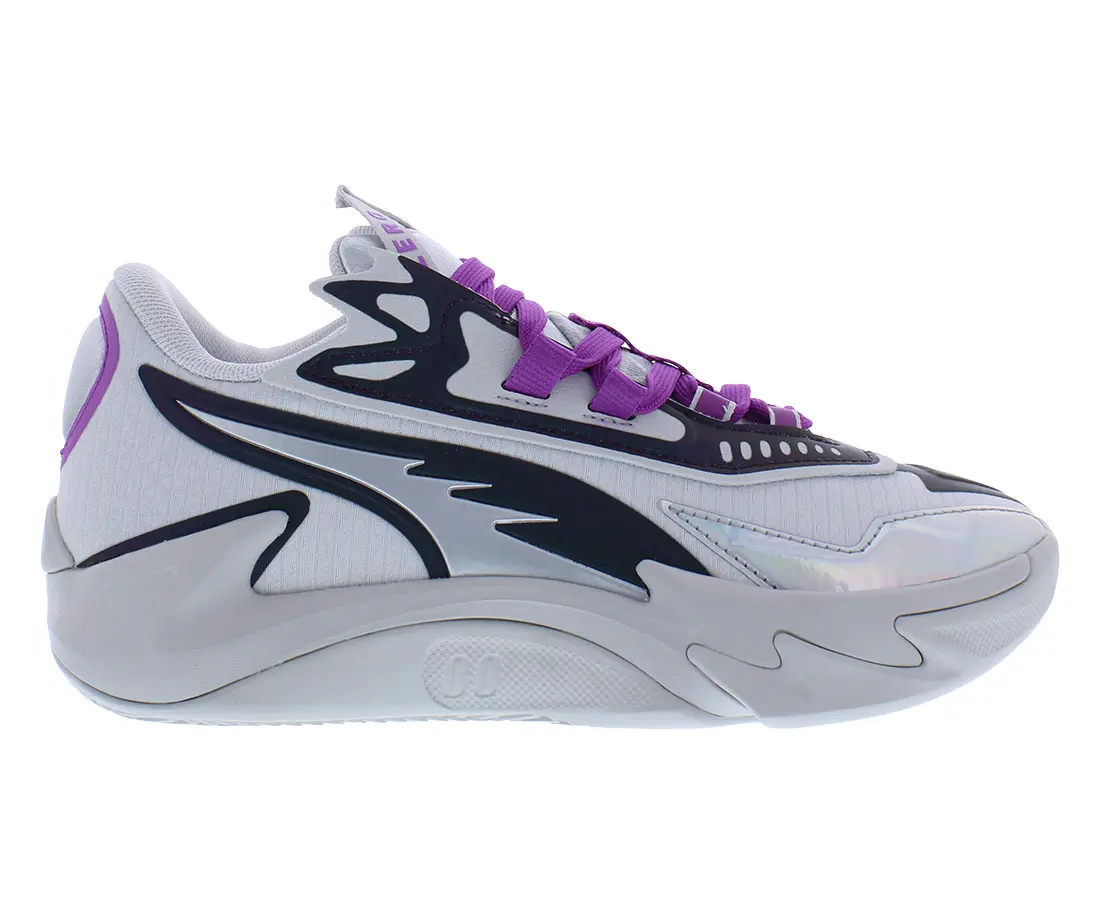 Puma Scoot Zeros II Sterling GS Boys' Shoes, Classic High-Top Kids' Sneakers for Junior Athletic Wear, Sporty Kid's Sneakers, Classic Kid's Sneakers