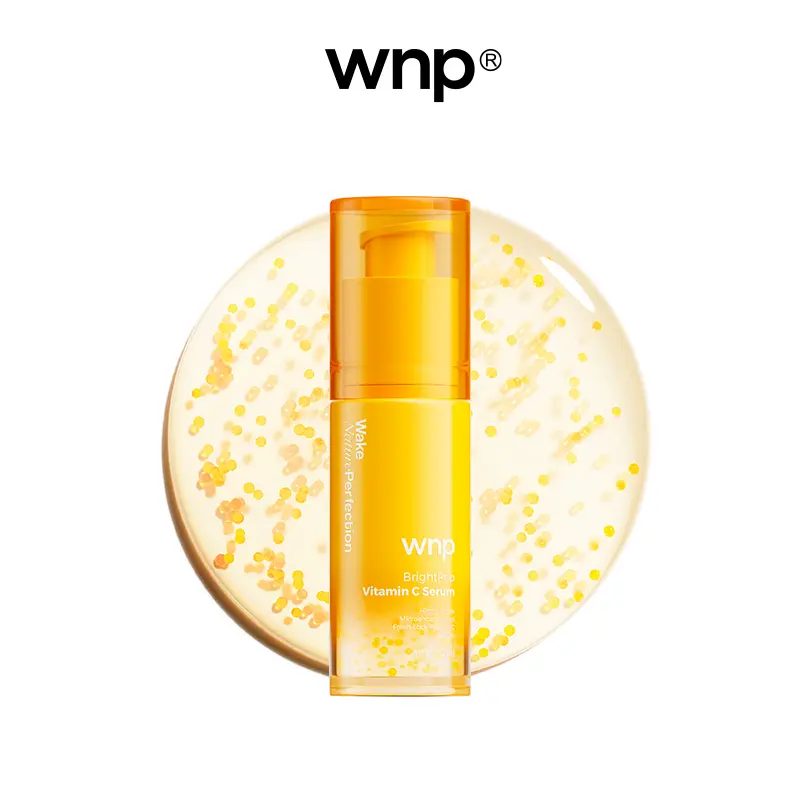 [WNP Official] WNP BrightPop Vitamin C Serum | Brightening Serum for Sensitive Skin | Fades Dark Spots & Evens Tone | Micro-Encapsulated VC, Niacinamide, HA | Fragrance-Free & Non-Irritating summerwins