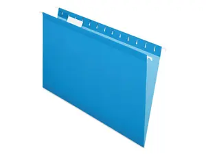 Pendaflex Reinforced Hanging Folders 1/5 Tab Legal Blue 25/Box 415315BLU