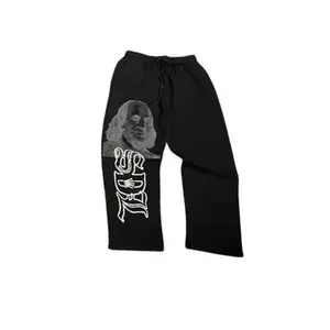 Men's S-DL Gray Black Sweatpants, Hip Hop Style, Streetwear Sweatpants,  Trendy Outdoor Wear Daily Wear, Designer Clothing, Gift for him, Gift for her, Birthday's gift