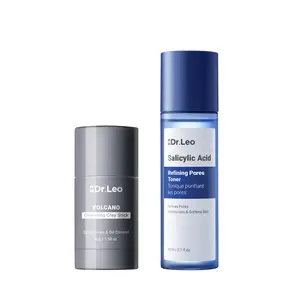 Dr.Leo Dr.Leo Acne Control Set | Clay Mask Stick + Salicylic Acid Toner | Clear Pores, Blackheads, Oily & Acne-prone Skin Routine #DealsForYouDays