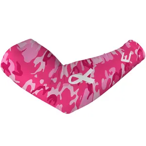 Pink Camo Breast Cancer Arm Sleeve