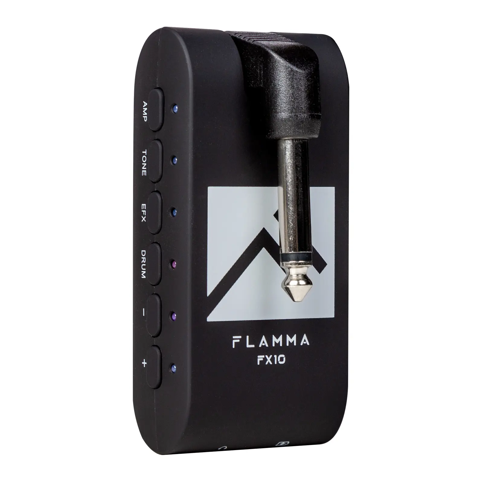 FLAMMA FX10 Portable Guitar Headphone Amplifier for Music Enthusiasts, 28 Drum Grooves, 14 Built-in Effects, 14 Amplifier Models, 5 Tone Colors, Bluetooth, USB Audio Recording/Playback, OTG Function, Batteries Included for Home Practice