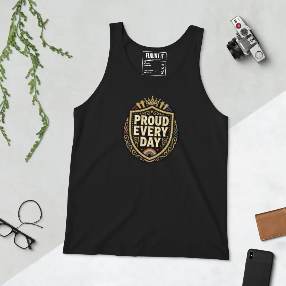 Proud Every Day Cabaret Crest Tank
