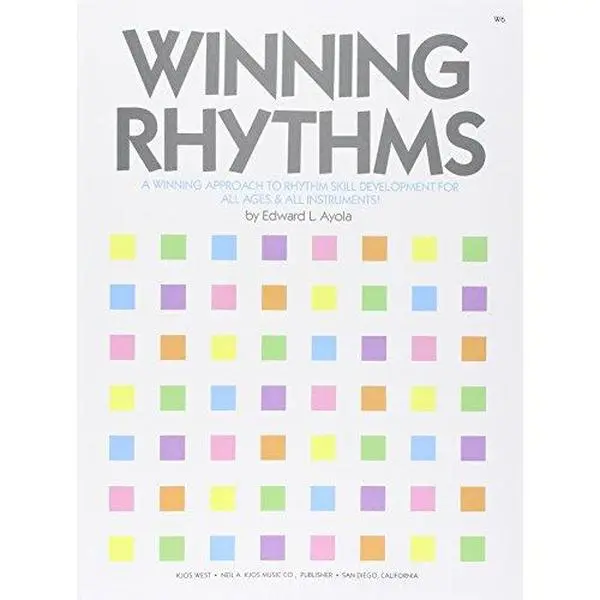Used Like New Neil A. Kjos Music Company Winning Rhythms: A Winning Approach to Rhythm Skill Development Practice Guide, 1985 Edition 32-Page Softcover English Book (W6)