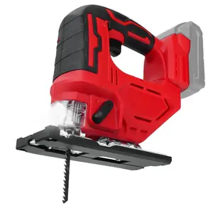 Cordless Jig Saw 0°- 45° Bevel Cuts and 3 Orbital Settings with LED Work Light Jigsaw for 18V Battery (No Battery)