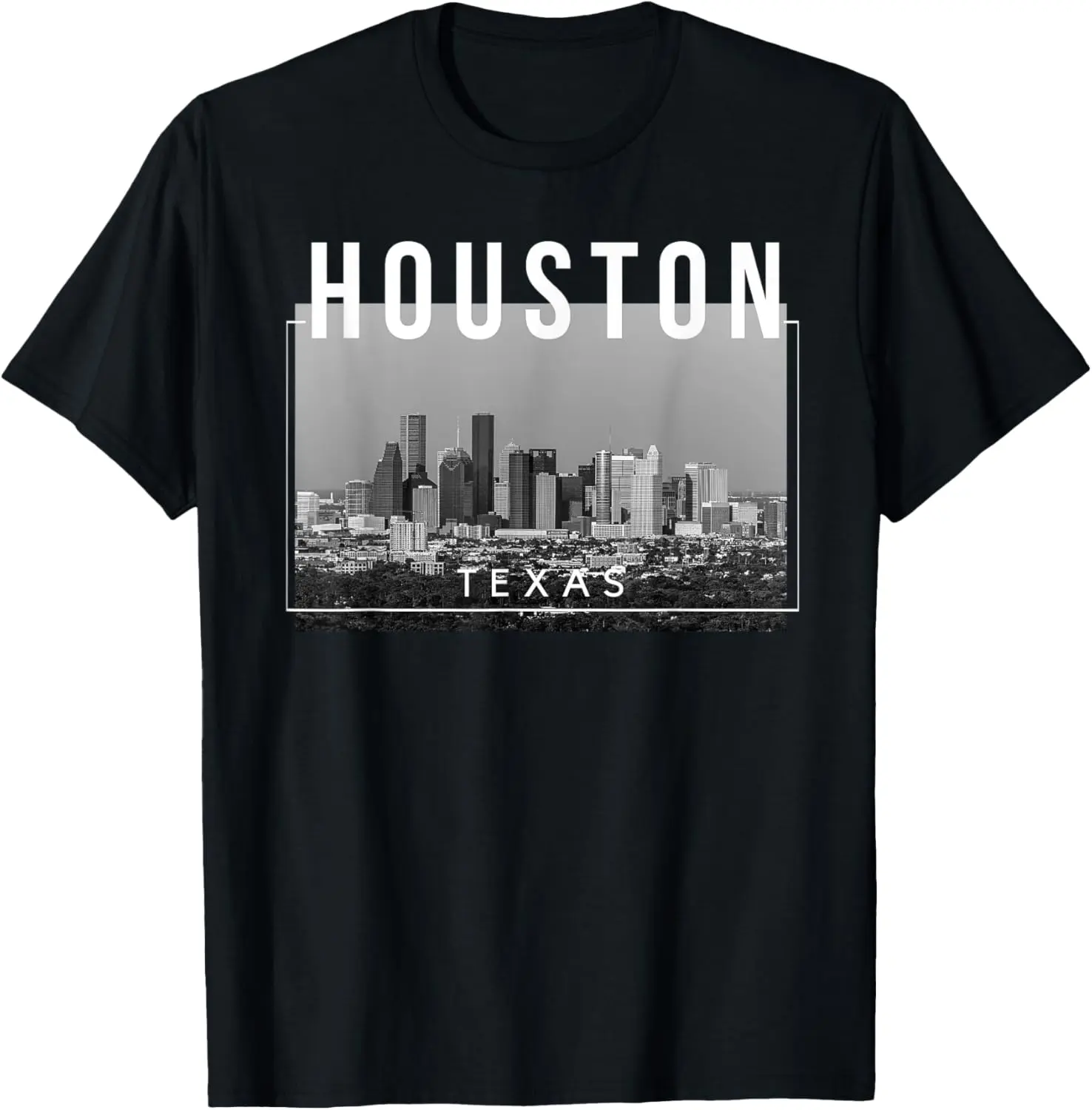 Houston Texas H-Town The Big Summer Casual Shortsleeve Cotton T-Shirt
