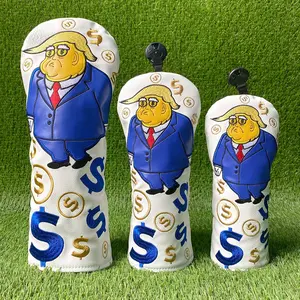 Golf Club Headcover Elastic Self-Locking Design Scratch Protection Suitable for No. 1 Wood, No. 3/5 Wood Ideal Gift for Beginners and Professional Players, Golf Accessories