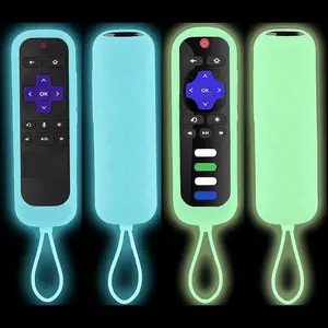 Remote Control Cover Night Glow Soft Silicone Durable TV Remote Protector Case, Anti-Dirty Television Remote Protection Sleeve Household Items