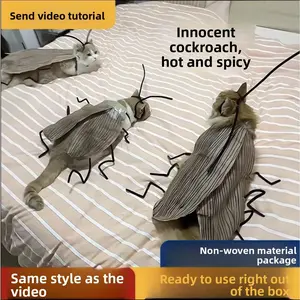 Pure Desire Cockroach Spicy Cat Clothes - DIY Non-Woven Twist Stick Craft Kit - Creative & Funny Pet Costume Props for Cats & Small Dogs