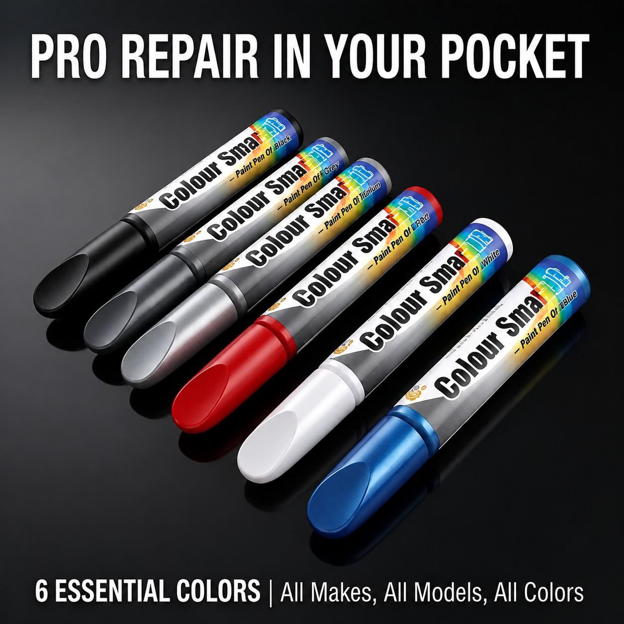 Professional Gloss Black Car Paint Pen - Auto Repair Supplies, Magic Pen for Scratches, Universal for All Models, Quick Permanent Fix Scratch Repair Tool, Automotive Maintenance Tools, Cars Accessories