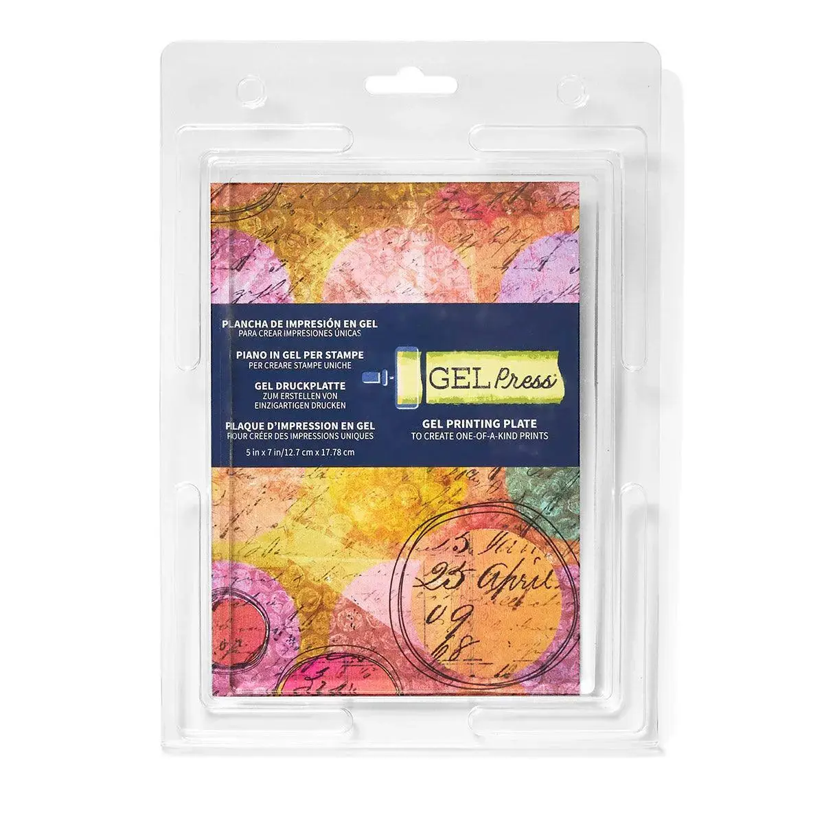 5 x 7 Gel Printing Plate - Gel Press Monoprinting Gel Plate for Art