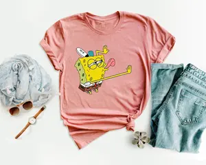 Spongebob Shirt, Spongebob Funny Shirt, Shirt For Friend, Vintage Spongebob Shirt, SpongeBob Fan Shirt, Cartoon Shirt..