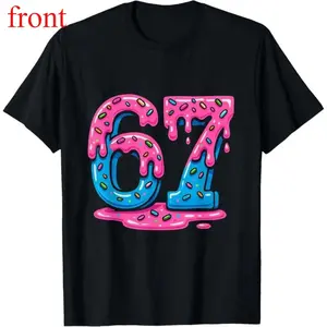 [100% Cotton] Six Seven Meme Ice Cream Drip T-Shirt