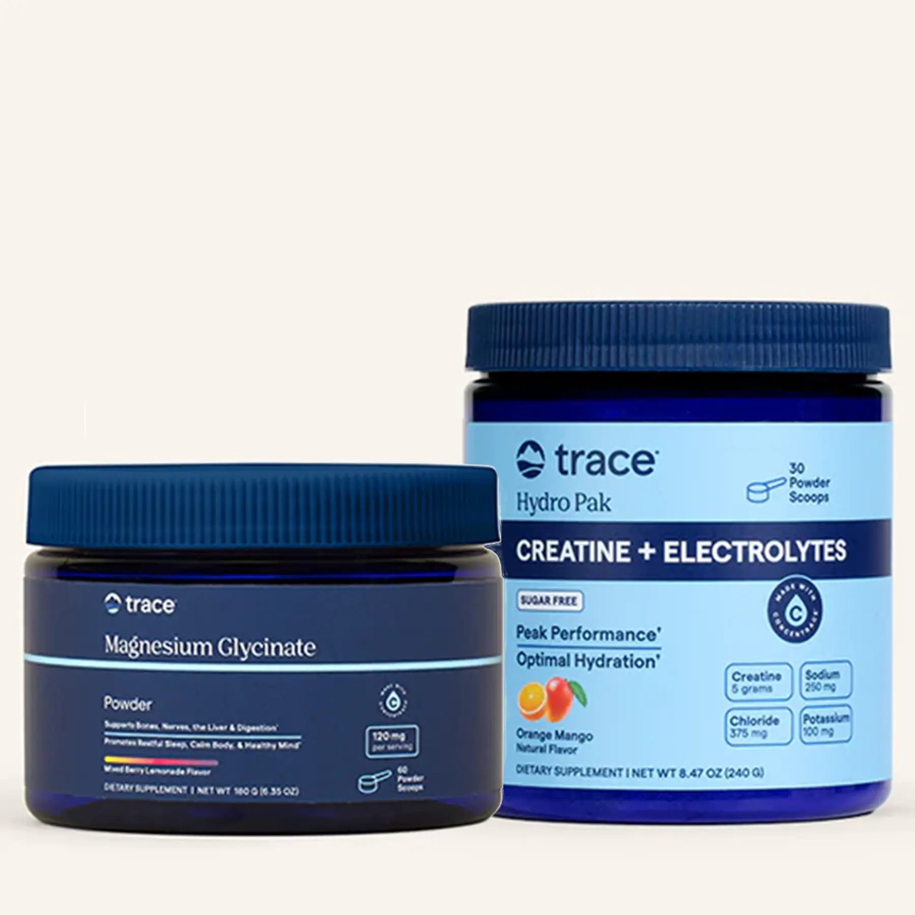 Push & Recover Bundle: Creatine + Electrolytes for Muscle & Energy, Magnesium Glycinate for Deep Sleep