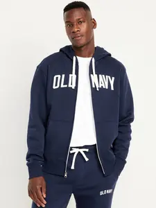 Old Navy Men's Loose Logo Zip Hoodie