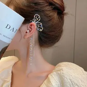 PEARL BEAD EAR CUFF EARRINGS