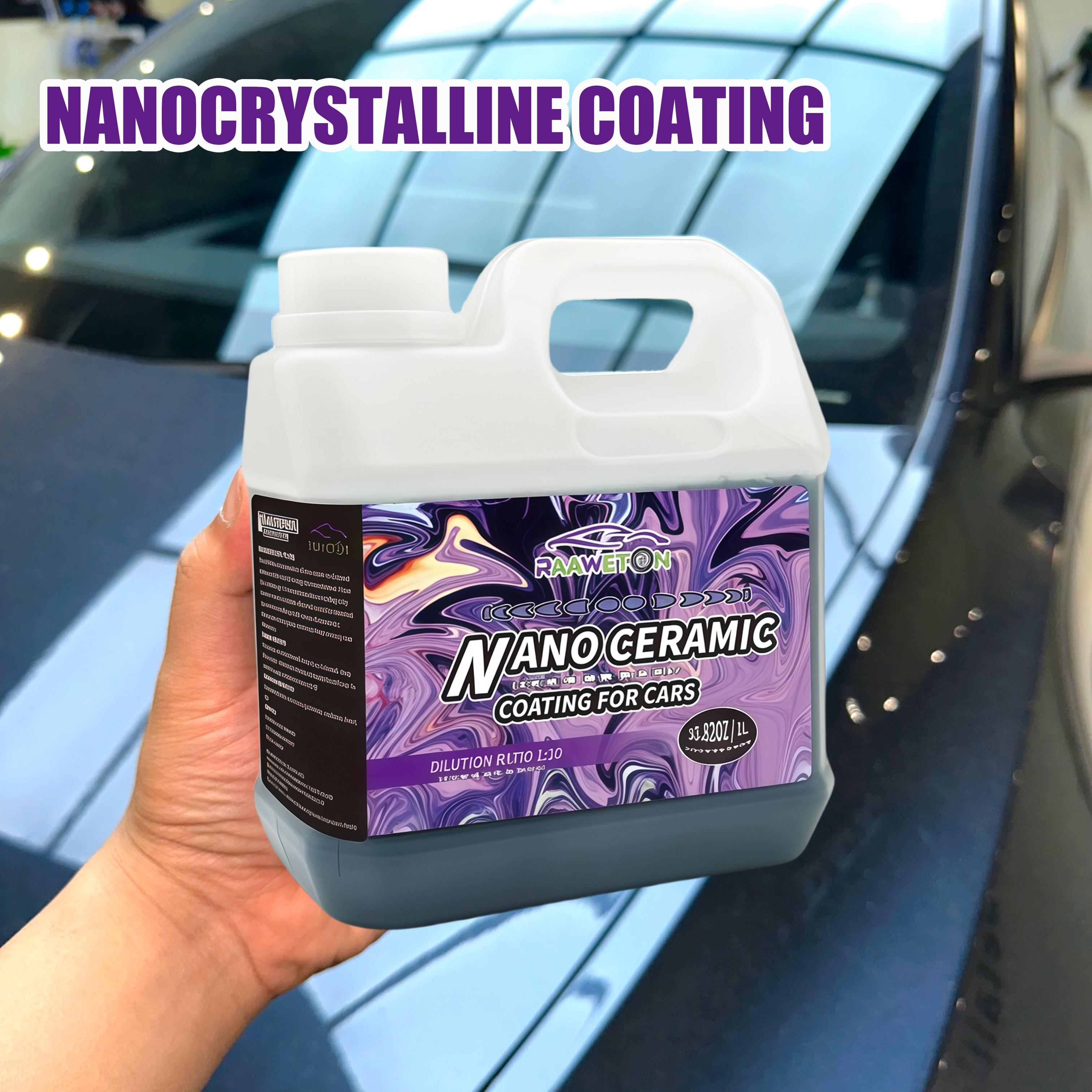 1L/33.82oz ultimate hydrophobic automotive paint, car maintenance exterior treatment, nano-coating kit, suitable for all vehicles - enhance paint durability and gloss.