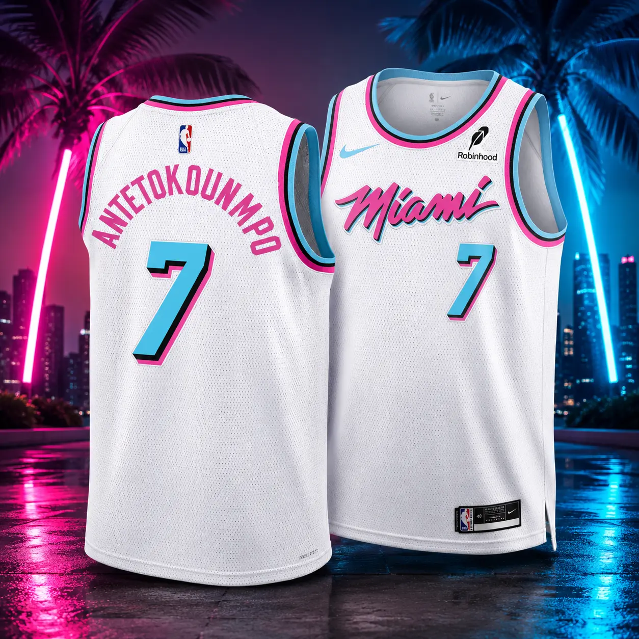 Classic White Basketball Fan Jersey #7 Lightweight Breathable Athletic Tank for Training Game Day