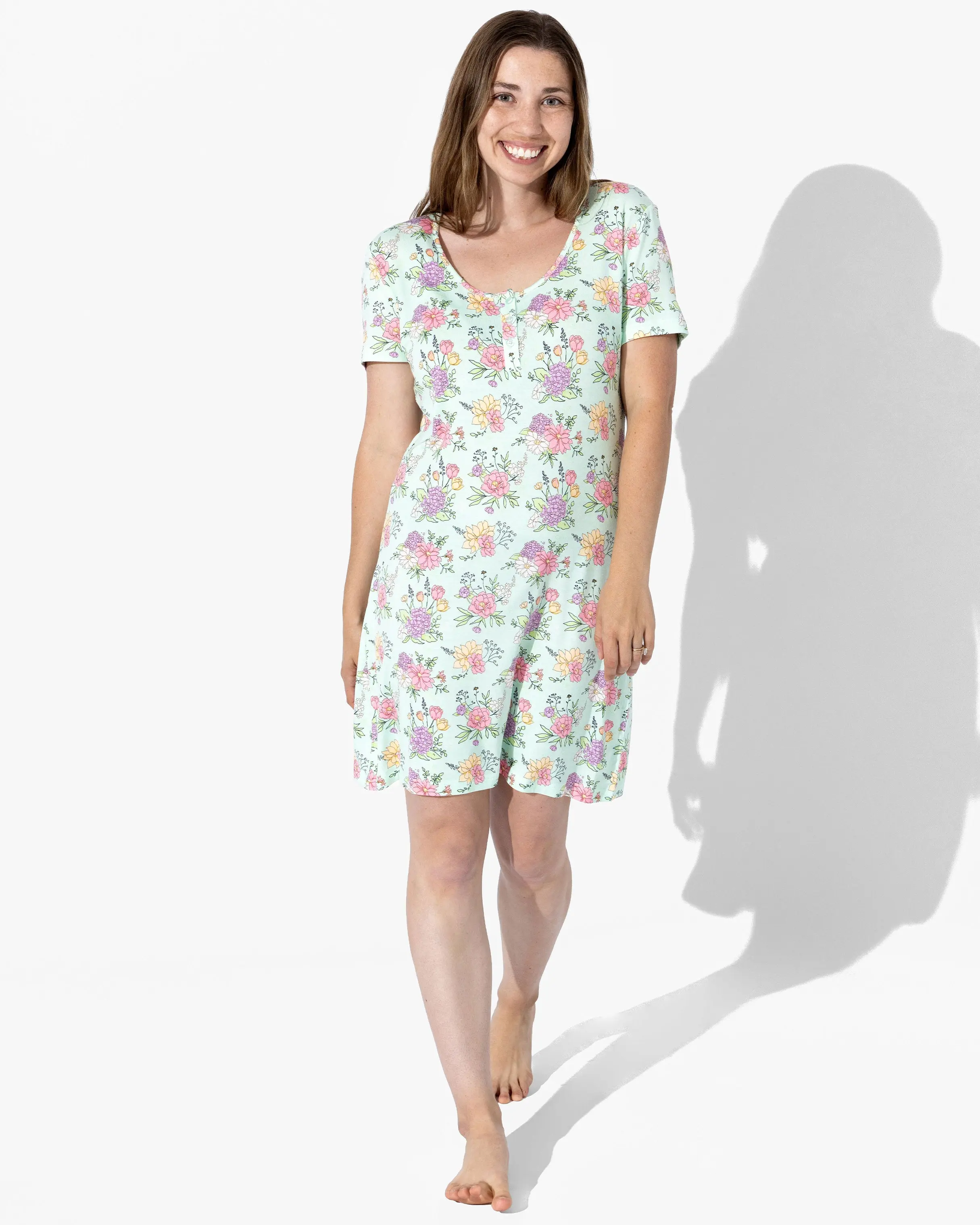 Petals & Posies Bamboo Women's Nightgown