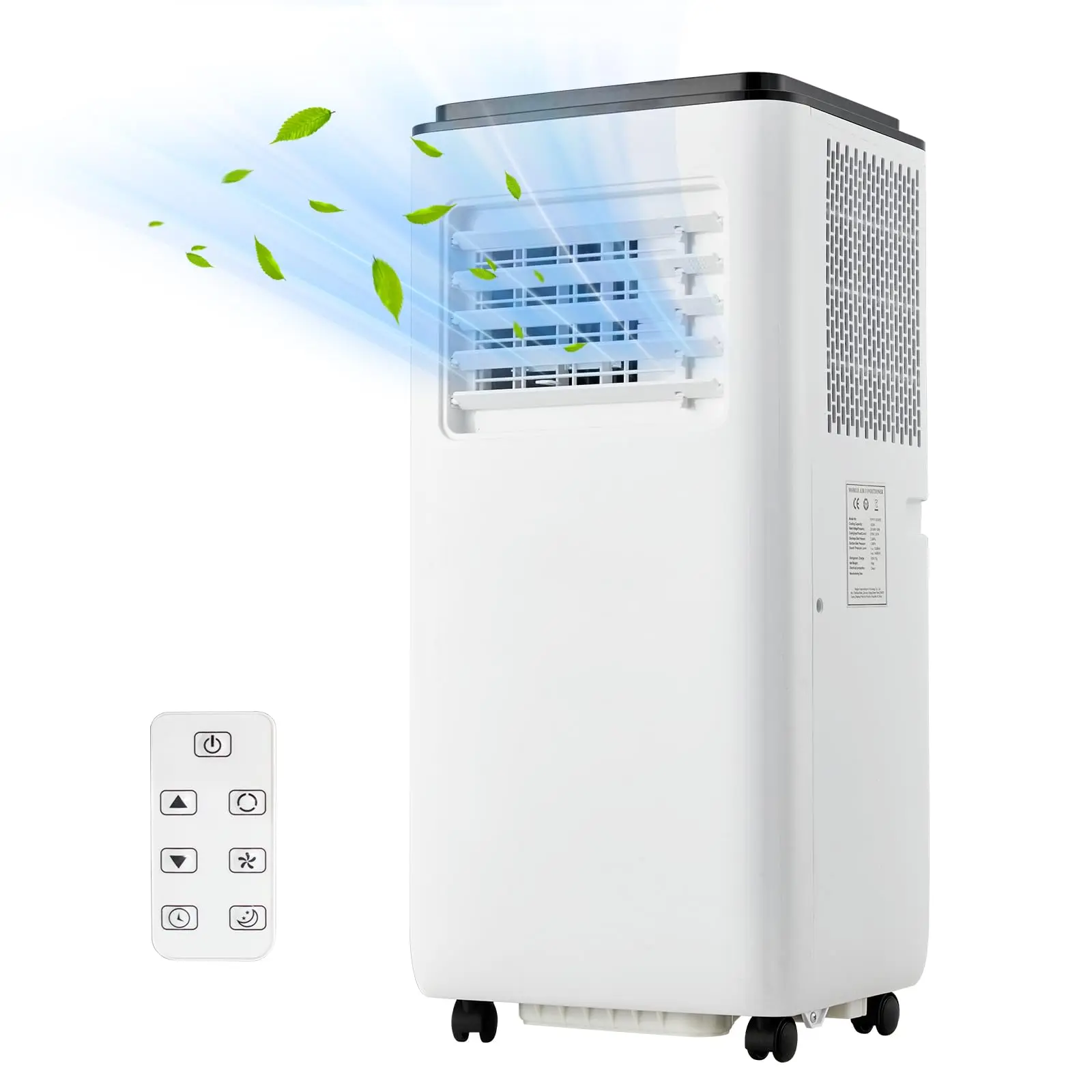 Garvee 10000 BTU Portable Air Conditioner - Cooling, Dehumidifying, Fan Mode, Quiet Operation, Easy Mobility, Remote Control, Enhanced Air Quality for Home, Office Use