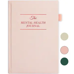 Mental Health Journal, Anxiety & Guided Journal for Women (A5 Size)- (Pink)