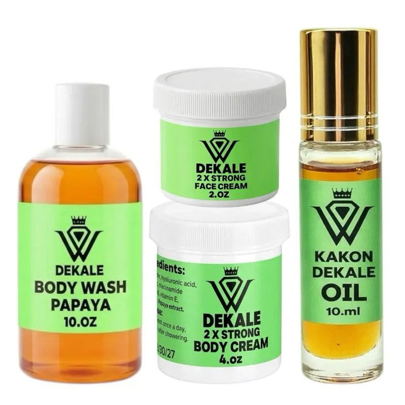EXTRA STRONG FACE & BODY CREAM Mini SET for Brightening & Hydration | Moisturizing Glow Cream BLANCHI VIT 4pcs