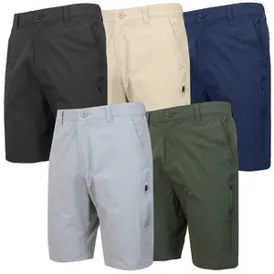Men��s 6-Pocket Quick Dry Moisture Wicking Stretch Utility Zipper Cargo Pocket Golf Shorts (30-42)