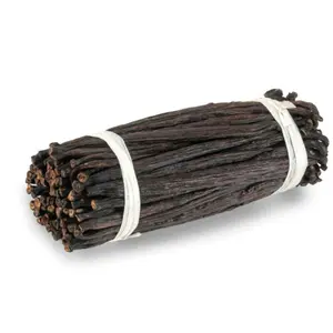 Slofoodgroup Vanilla Beans Extract Grade B Vanilla Beans from Uganda Ugandan Vanilla Beans for Vanilla Extract Natural Flavor Spice Taffy