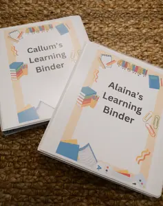 General Preschool and Toddler Workbook Binder