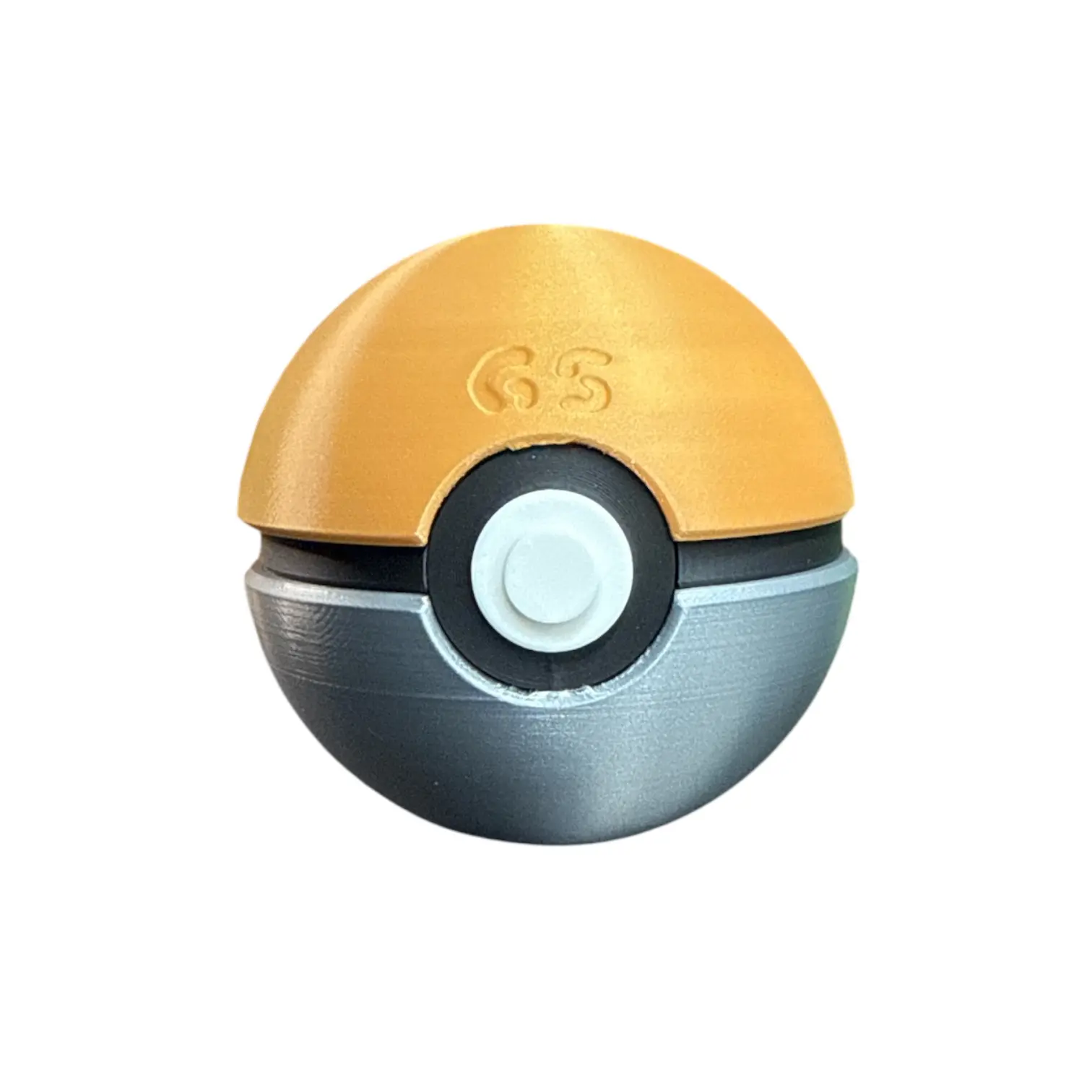 3D Printed Pokeball-Inspired Collectible Statue, Home Decor Piece for Pokeballs Enthusiasts
