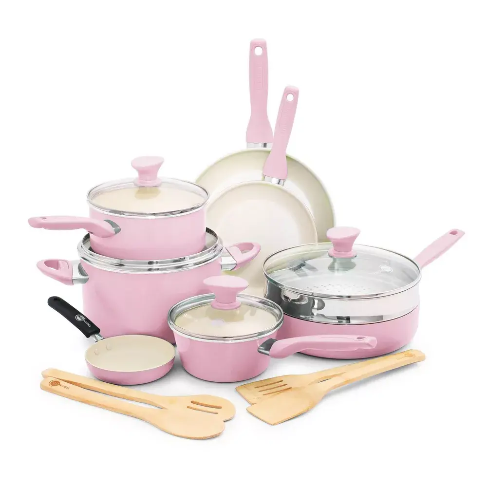 GreenPan Rio 16pc Ceramic Nonstick Cookware Set