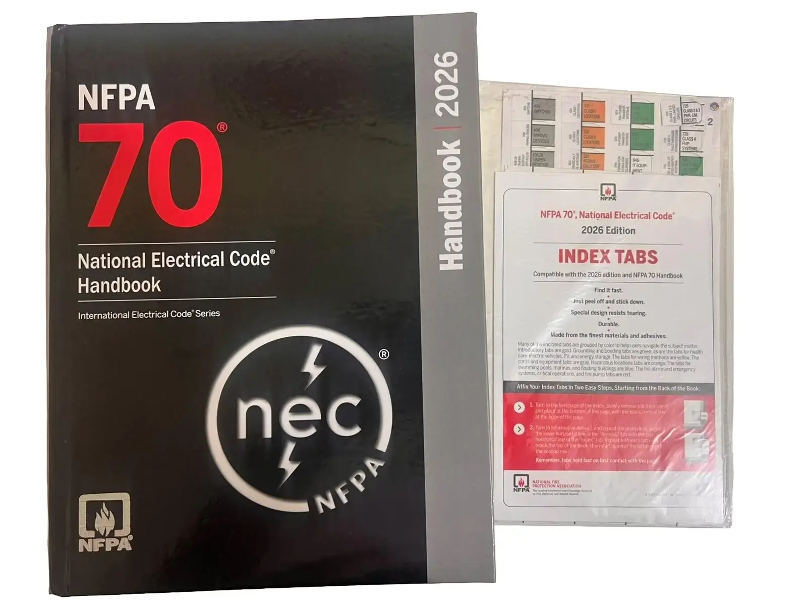 NEC 2026 HANDBOOK,NFPA 70 2026, National Electrical Code New Edition FREE INDEX TAB