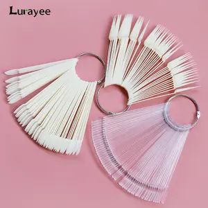 US-NAIL - Nail Display Sticks Nail Swatch False Nail Tips Nail Gel Polish Practice Clear Natural Colors Display Board for Nail Art Tools