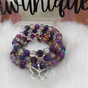 Memory Wire Wrap Bracelet, Couples Interlocking Hearts Bracelet, Casual Trendy Fashionable Jewelry Accessory, Costume Jewelry Bangle