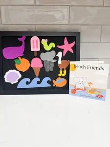 Beach Friends: A Digraph Story (with felt pieces)